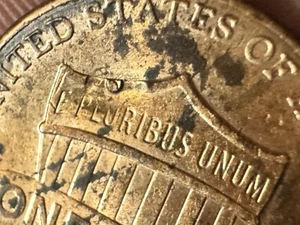 2016 Penny extra D On Shield Multiple errors Indented Struck through Discolored - Picture 1 of 20