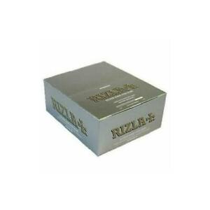 Rizla Silver King Size Slim Rolling Papers x5,x10,x20,x50 (FULL BOX) Booklets