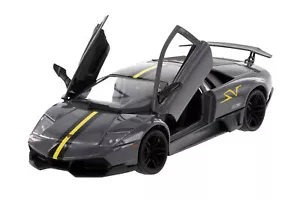 LAMBORGHINI MURCIELAGO LP670-4 SV HARDTOP 1/24 DIECAST CAR SHOWCASTS 77350BK - Picture 1 of 5