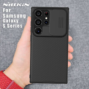 Nillkin Lens Camera Case for Samsung Galaxy S24 S23 S22 S21 Plus Ultra Cover