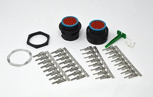 HDP20 Bulkhead 31-Pin Connector Kit, 14-16 AWG Stamped Contacts (Made in USA) - Picture 1 of 5