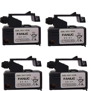 4Pcs For Faunc A98L00310028, A02B-0323-K102 Replacement Battery A98L-0031-0028 - Picture 1 of 6