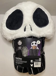 Nightmare Before Christmas Jack Skellington Hooded Wearable Blanket 30"x50" NWT - Picture 1 of 5