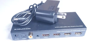 Blackbird 4x1 HDMI 1.4 Switch HDCP 1.4 w/ Toslink and Analog Audio Extractor - Picture 1 of 5