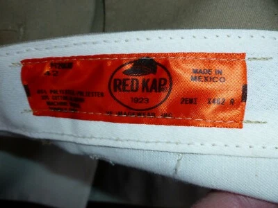 Red Kap Work Pants 42w 32L Tan Polyblend Industrial Uniform PT20 New!! - Image 1 of 3