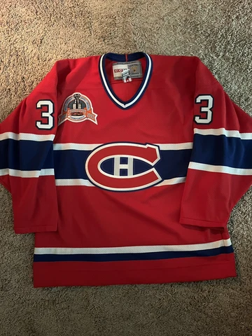 Patrick Roy CCM 1993 Finals Jersey Montreal Canadiens L Cover