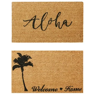 Rubber-Cal Tropical ?Aloha Fußmatte? Bausatz ? 18? x 30 ? ? 2 Fußmatten - Bild 1 von 4