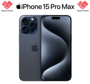 NEW*  Apple iPhone 15 Pro Max | 256GB Blue Titanium | Factory Unlocked ESIM - Afbeelding 1 van 13