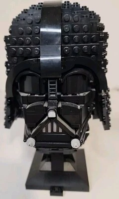 LEGO STAR WARS Darth Vader Helmet 75304 97% Complete. Needs Sticker And Sign - Image 1 of 4