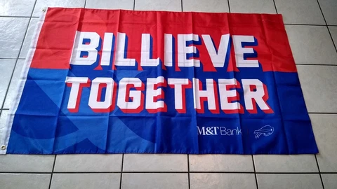 BUFFALO BILLS FLAG 3' x 5' - BANNER - MAFIA -TAILGATE - NFL BRAND NEW/sealed bag Cover