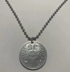 Real 1946 Austria Eagle ๐ฆ
Osterreich 1 Schilling Coin Pendant. Great Gift! A1 - Picture 1 of 6
