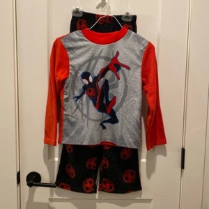 Boy’s Marvel Spider-Man Pajama Set. Flannel material. Black and Red. - Picture 1 of 6