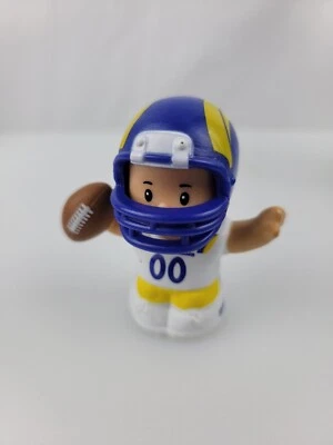 NFL Los Angeles Rams Football Player Mattel Fisher Price Little People  - Image 1 of 4