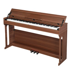 Glarry 88 Key Weighted Digital Piano - Wooden Desk Electric Piano,MIDI Bluetooth - Picture 1 of 8
