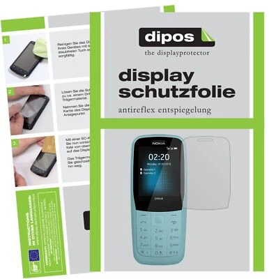 6x Protector de Pantalla para Nokia 220 4G Protección Antideslumbramiento dipos Foto 1 de 4
