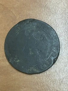Münze 10 Cent Napoleon III Kaiserreich Französisch Jahr - Imagen 1 de 2