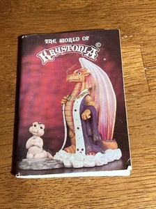 World Of Krystonia CATALOG w Escublar Dragon Cover 1994 Panton International - Picture 1 of 7