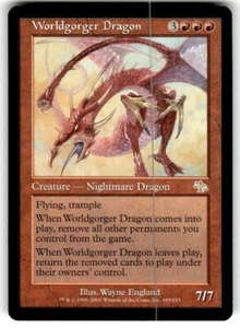 Worldgorger Dragon Judgment Regular MTG LP - Picture 1 of 2