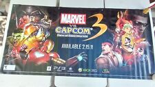 Marvel Vs. Capcom 3: Fate of Two Worlds 2010 Scroll Poster Toys R Us Store Sign