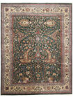 Extra Large Classic Hand-Knotted 12X15 Floral Design Oriental Rug Home Carpet