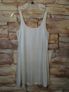 Schlupfkleid zarte Dessous Vintage zarte Träger elfenbein Gr. S - Bild 1 von 6