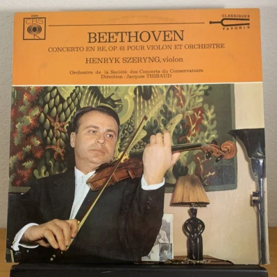 Henryk Szeryng Beethoven Violin Concerto 1964 LP French Angel Vinyl NM Xmas Gift - Image 1 of 4