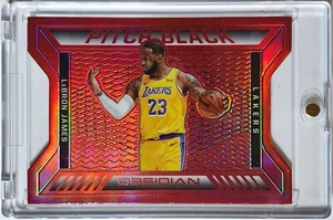 2020 Obsidian Lebron James #12 PITCH BLACK RED FLOOD Die-Cut - Ready to Grade - Picture 1 of 2
