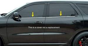 ajuste: 2005-2010 Dodge Durango borde de alféizar de ventana acero inoxidable 4 piezas - Imagen 1 de 1