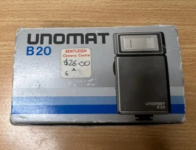 Unomat B20 Electronic Camera Flash Unit In Box - Image 1 of 4