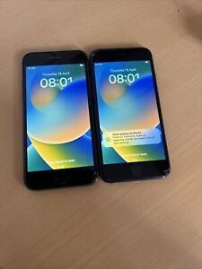2x Apple iPhone 8 - 256GB - Space Grey (Unlocked) A1905 - Cracked