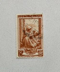 Francobollo Poste Italiane La Arance Sicilia 25 Lire - Foto 1 di 4