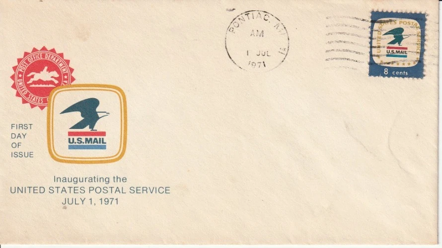 1396 8 cent Postal Service 7-1-71 FDC First Day Nashville Tennessee - Image 1 of 1