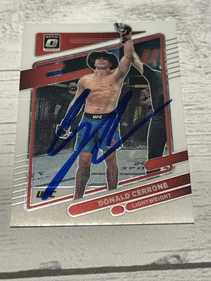 Donald Cerrone Signed Card UFC Donruss Optic JSA COA IP Auto Autographed Cowboy - Image 1 of 3