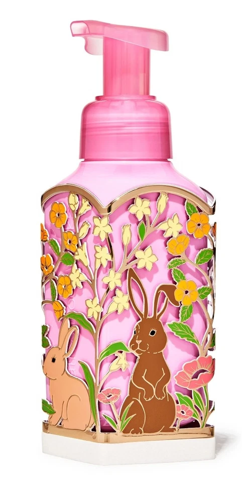 Bath & Body Works CONEJITO DE PASCUA JARDÍN Metal Suave Espumoso Jabón Funda  Foto 1 de 1