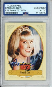 2012 Panini Golden Age Dream Jeannie Barbara Eden SIGNED Autographed PSA DNA COA - Picture 1 of 2
