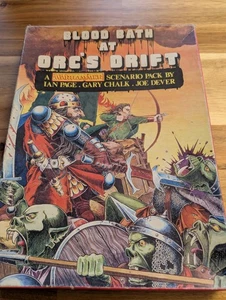 Blood bath at orcs drift Warhammer scenario pack 1985 - Incomplete NO BUILDINGS - Picture 1 of 10