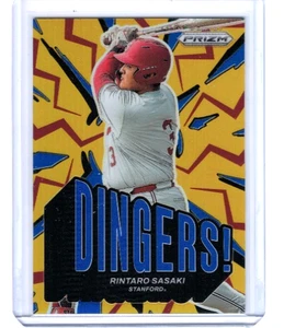 2025 Panini Prizm Rintaro Sasaki Dingers! Blue #'ed 83/99 - Picture 1 of 1