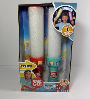 Danny Go! Baquetas Color Beat iluminadas musicales nuevas ¡ENVÍO RÁPIDO! Foto 1 de 3