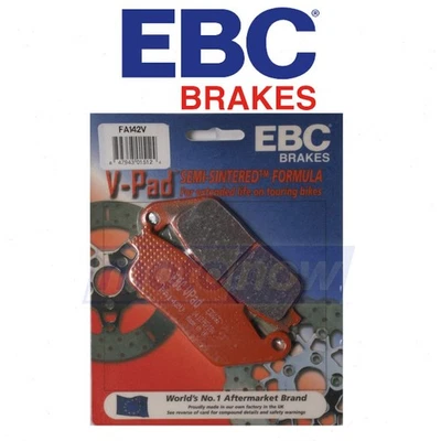 EBC Front Semi-Sintered V Brake Pads for 1978-1979 Honda CB400TI Hawk I - xe - Image 1 of 4