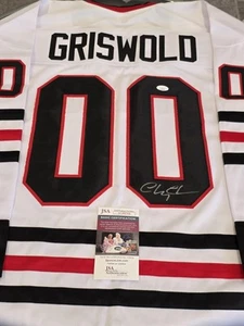 Camiseta deportiva personalizada Chevy Chase autografiada/firmada certificado de autenticidad JSA Clark Griswold - Imagen 1 de 8
