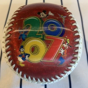 Walt Disney World 2007 Red Hologram Promotional Souvenir baseball Ball - Picture 1 of 6