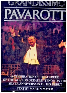 1986 Grandissimo Pavarotti by Martin Mayer 1st Edition Hardcover and Dust Jacket - Picture 1 of 9