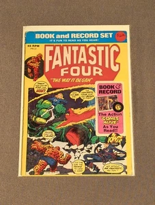 Fantastic Four: "The Way It Began"-Book and Record Set (Peter Pan 1974) FN 6.0 - Picture 1 of 13