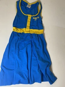 Vestido para mujer Fallout 4 cosplay bóveda 111 azul amarillo tema candente talla XS - Imagen 1 de 16