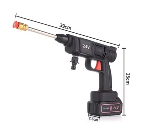 Cordless High-pressure Car Wash Water Gun Household Lithium Car Wash Gun - Picture 1 of 16