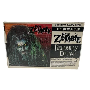 Rob Zombie Hellbilly Deluxe 1998 Promo Cassette Tape Rare Brand New Sealed - Picture 1 of 6