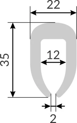 GUMPRO KANTENSCHUTZPROFILE Kantenschutz Rammschutz Stoßkante Scheuerleiste Gummi Rand Boot G38 weich ab 1 M