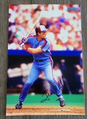 TIM WALLACH Signed 8x12 Photo Montreal Expos Autograph - Image 1 of 2