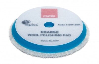 1 X Rupes 9.BW150H Wool Polishing Pad Coarse Bleu Diam 130/145 • 18.95€
