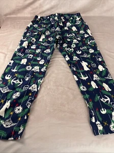 Pantalones de pijama de Navidad Star Wars Hanna Andersson talla grande - Imagen 1 de 11